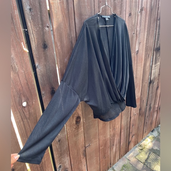 HYFVE | Women’s Black Long Sleeve Blouse - Picture 2 of 7